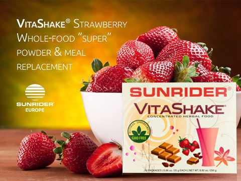 VitaShake® - jetzt auch endlich als Erdbeere in Europa erhältlich.